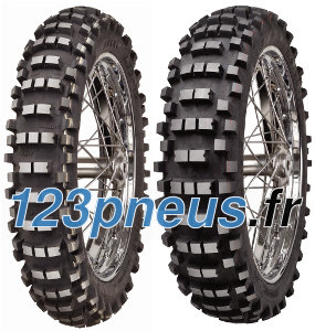 Mitas C-10 ( 120/90-18 TT 65M roue arrière, Composé de caoutchouc Country Cross, NHS, gelb )