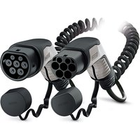 PHOENIX CONTACT Câble de recharge spiralé - Type2 - Type2 - 4m - 22kW (triphasé 32A) + Sac
