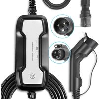 BESEN Chargeur portable - Type1 - réglable 10A / 16A - Câble 6m - Prise CEE 16A - PCD020T1