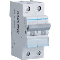 HAGER MWN220A - Disjoncteur 20A - 2P - Courbe C - PdC 3kA